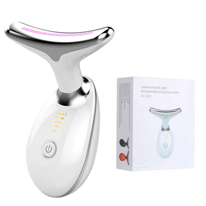 Neck Face Beauty Device Facial Lifting Machine EMS Face Massager Reduce Double Chin Anti Wrinkle Skin Tightening Skin Care Tools
