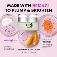 50g Collagen Face Cream Nourish Plump Up Skin,fresh Texture Cream Make Skin Younger Day/Night Cream Moisturizer Korean Cosmetics
