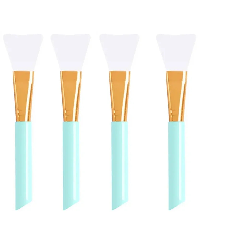 1/4/5/6-pack advanced silicone facial mask brush - mild and soft, suitable for all skin types, formaldehyde free